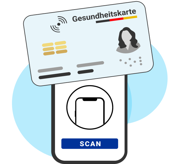 Rezept mit App einlösen - Schritt 1