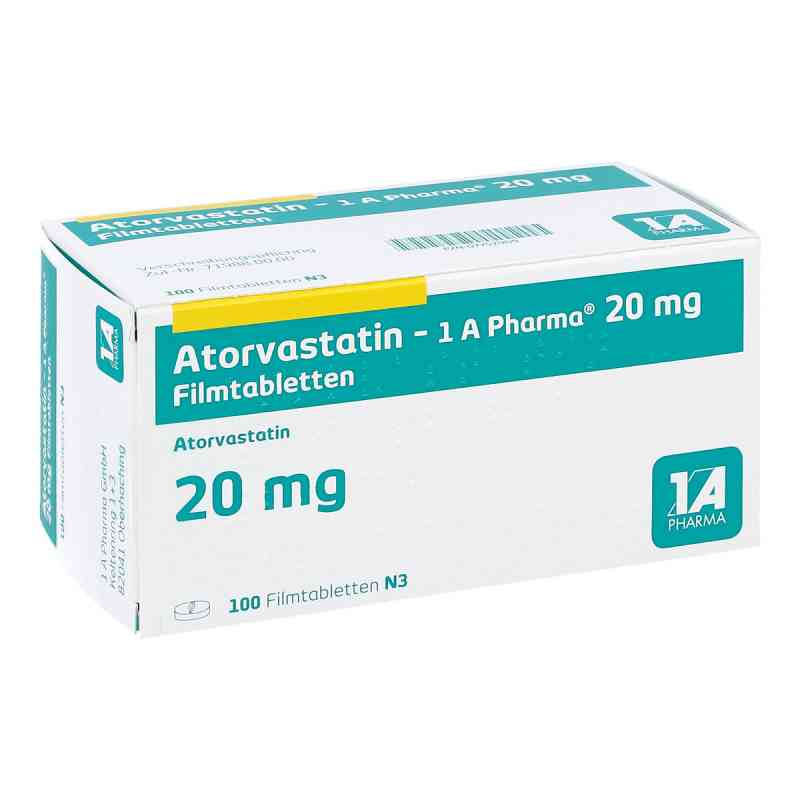 Atorvastatin-1A Pharma 20mg 100 stk günstig bei apo.com