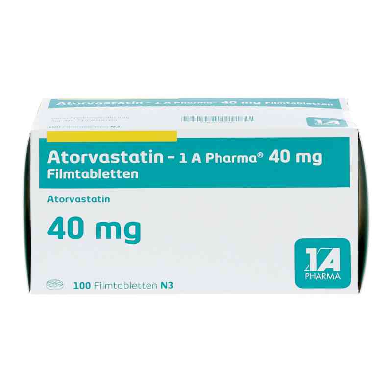 Atorvastatin-1A Pharma 40mg 100 stk günstig bei apo.com