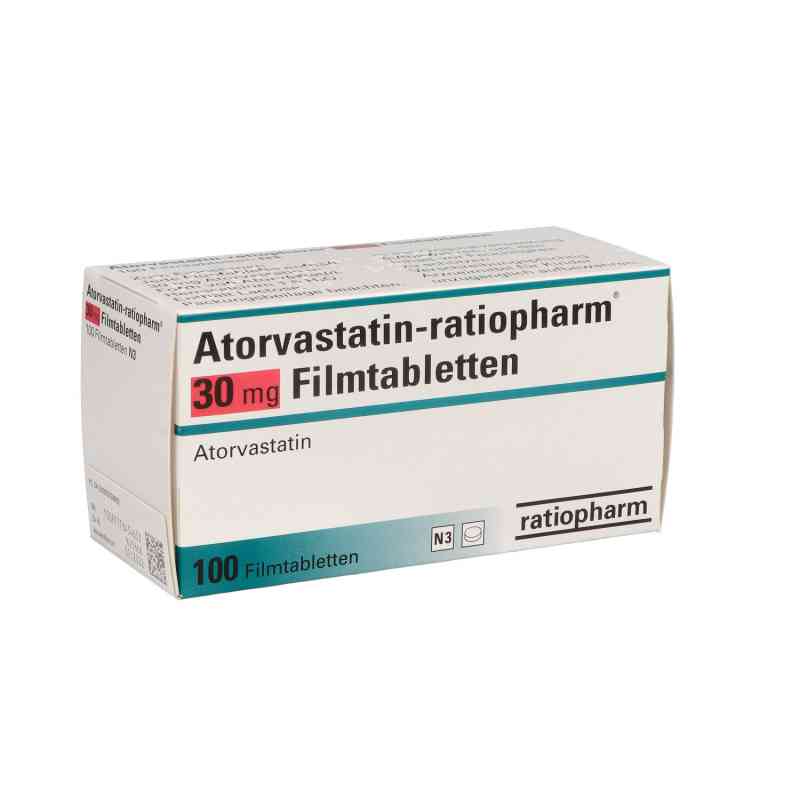 Atorvastatin-ratiopharm 30 mg Filmtabletten 100 stk