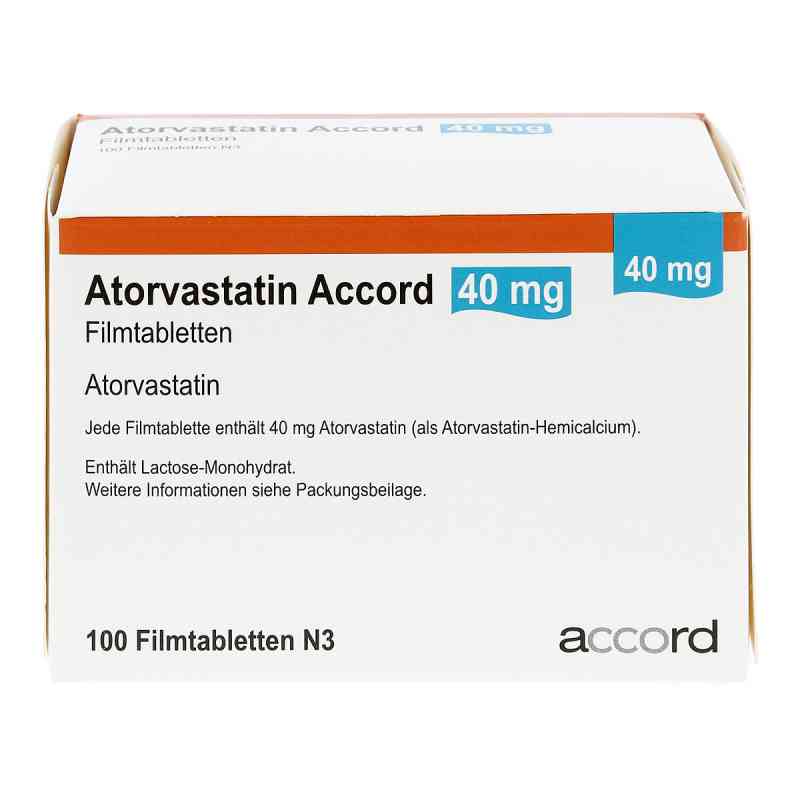 Atorvastatin Accord 40 mg Filmtabletten 100 stk