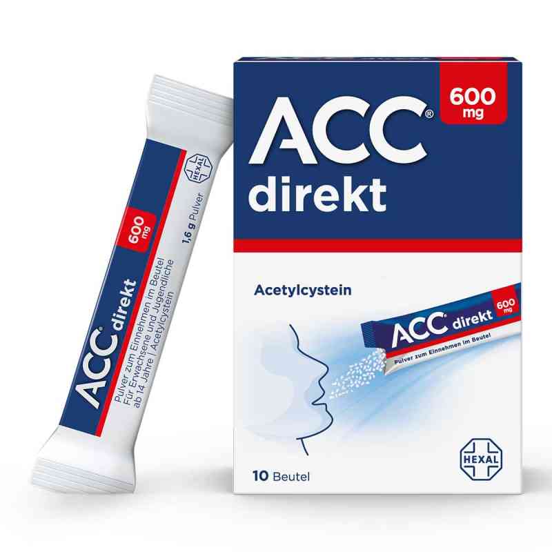 ACC direkt 600 mg Pulver zum Einnehmen im Beutel 10 stk