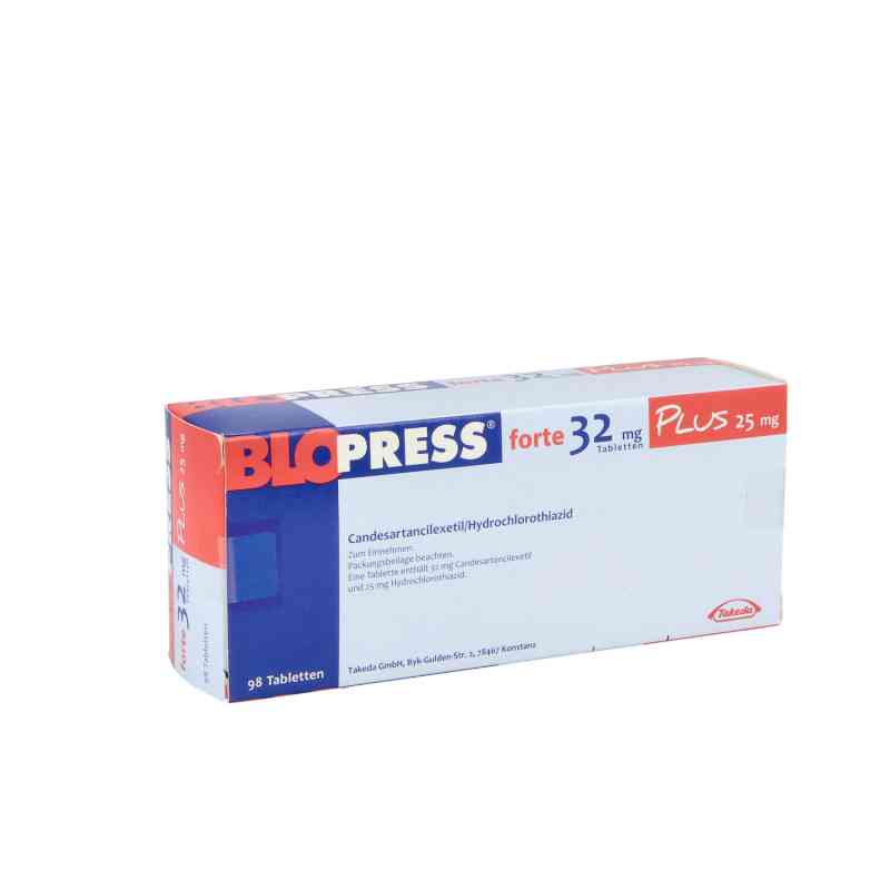 Blopress forte 32 mg Plus 25 mg Tabletten 98 stk von CHEPLAPHARM Arzneimittel GmbH PZN 07288926