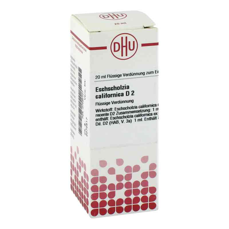Eschscholzia Californica D2 Dilution 20 ml von DHU-Arzneimittel GmbH & Co. KG PZN 07595427