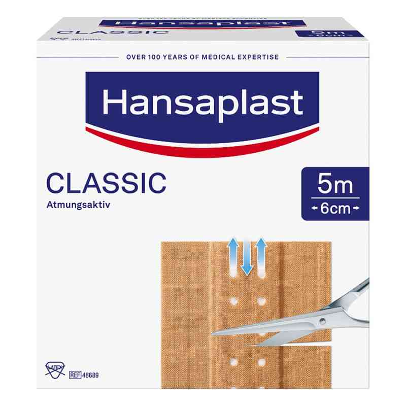 Hansaplast Classic Pflaster 5mx6cm 1 stk günstig bei