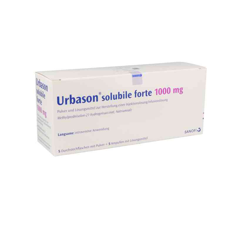 Urbason solubile forte 1000 mg P.u.lm H.inj/inf.l. 5 stk von Fidia Pharma GmbH PZN 09221292