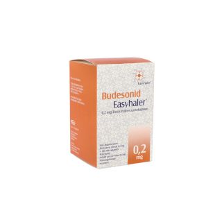 Budesonid Easyhaler 0,2 mg 200 Ed Inhalationspulv. 2 stk von ORION Pharma GmbH PZN 06101877