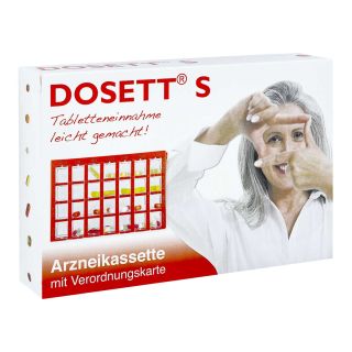 Dosett S Arzneikassette rot 1 stk von HORMOSAN Pharma GmbH PZN 08484664