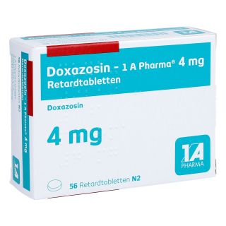 Doxazosin-1a Pharma 4 mg Retardtabletten 56 stk von 1 A Pharma GmbH PZN 01303671