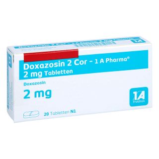 Doxazosin 2 Cor-1a Pharma Tabletten 20 stk von 1 A Pharma GmbH PZN 02208756