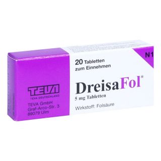 Dreisafol Tabletten 20 stk von Teva GmbH PZN 01223914