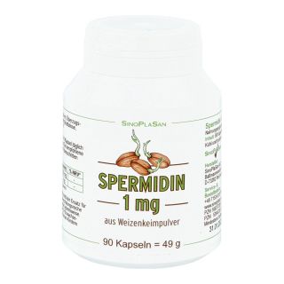 Spermidin 1 mg Kapseln 90 stk von SinoPlaSan GmbH PZN 16837728