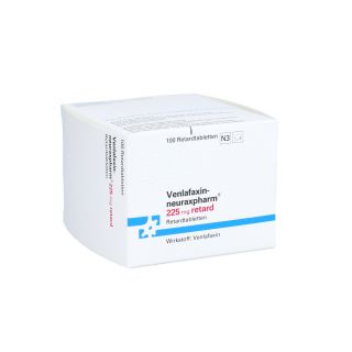 Venlafaxin-neuraxpharm 225 mg retard Tabletten 100 stk von neuraxpharm Arzneimittel GmbH PZN 08819745