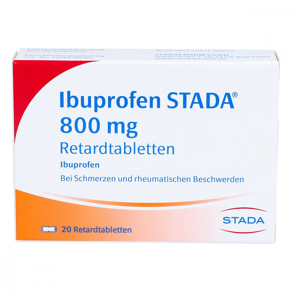 Ibuprofen STADA 800 20 stk günstig bei