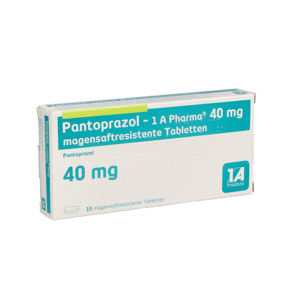 Pantoprazol1a Pharma 40 mg magensaftresistent Tabletten 15 stk