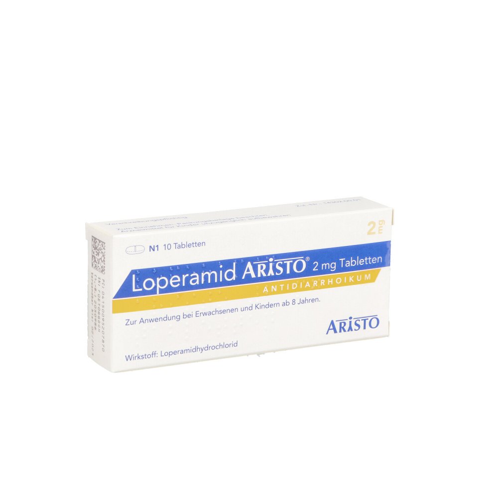 Loperamid Aristo 2 mg Tabletten 10 stk günstig bei