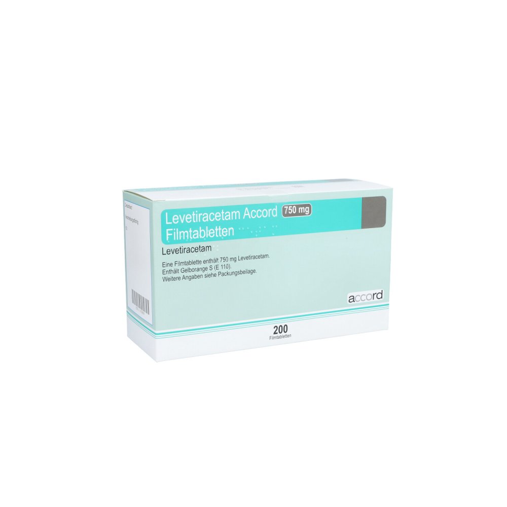 Levetiracetam Accord 750 Mg Filmtabletten 200 Stk