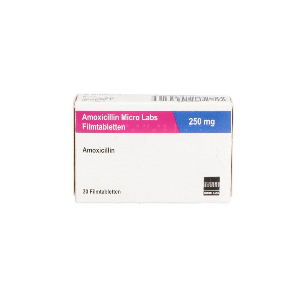 Amoxicillin Micro Labs 250mg 30 stk günstig bei