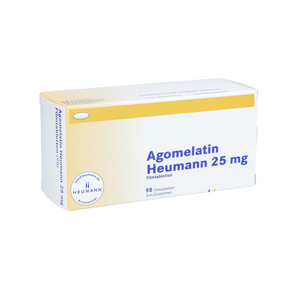 Agomelatin Heumann 25 mg Filmtabletten 98 stk