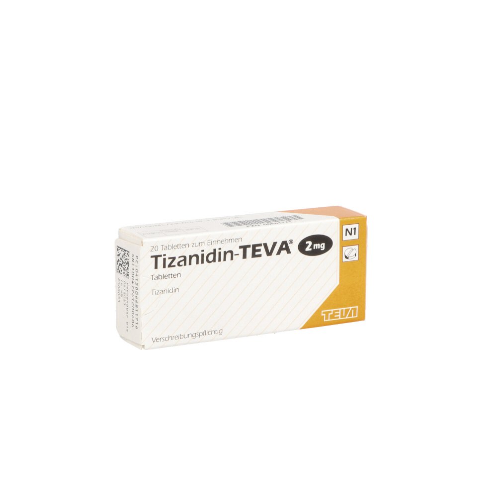 Tizanidin Teva 2 mg 20 stk günstig bei