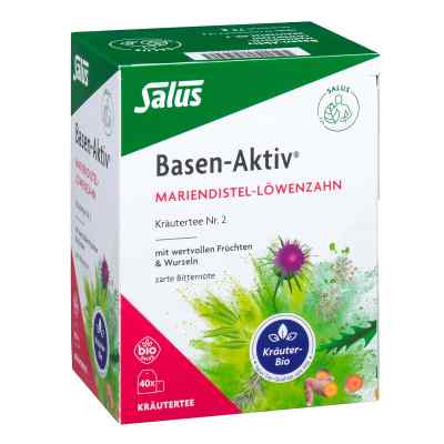 Basen-Aktiv Kräutertee Nr. 2 Mariendistel-Löwenzahn 40 stk von SALUS Pharma GmbH PZN 16357715