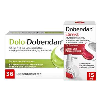 Dolo-Dobendan® & Dobendan®Direkt Set gegen starke Halsschmerzen 1 stk von Reckitt Benckiser Deutschland GmbH PZN 08100027