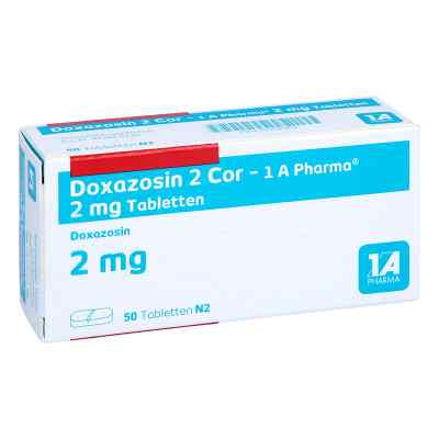 Doxazosin 2 Cor-1a Pharma Tabletten 50 stk von 1 A Pharma GmbH PZN 02208762