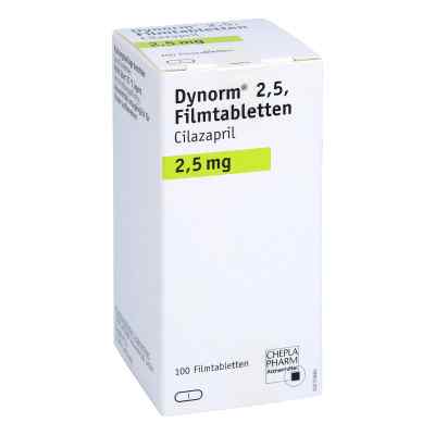 Dynorm 2,5 Filmtabletten 100 stk von CHEPLAPHARM Arzneimittel GmbH PZN 04300762