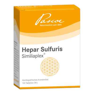 Hepar Sulfuris Similiaplex Tabletten 100 stk von Pascoe pharmazeutische Präparate GmbH PZN 07703667