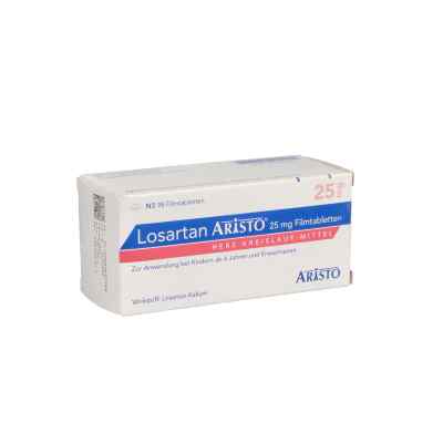 Losartan Aristo 25 mg Filmtabletten 98 stk von Aristo Pharma GmbH PZN 06903298