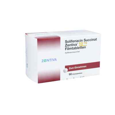 Solifenacin Succinat Zentiva 10 mg Filmtabletten 90 stk von Zentiva Pharma GmbH PZN 14358403