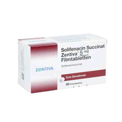Solifenacin Succinat Zentiva 5 mg Filmtabletten 50 stk von Zentiva Pharma GmbH PZN 14358343